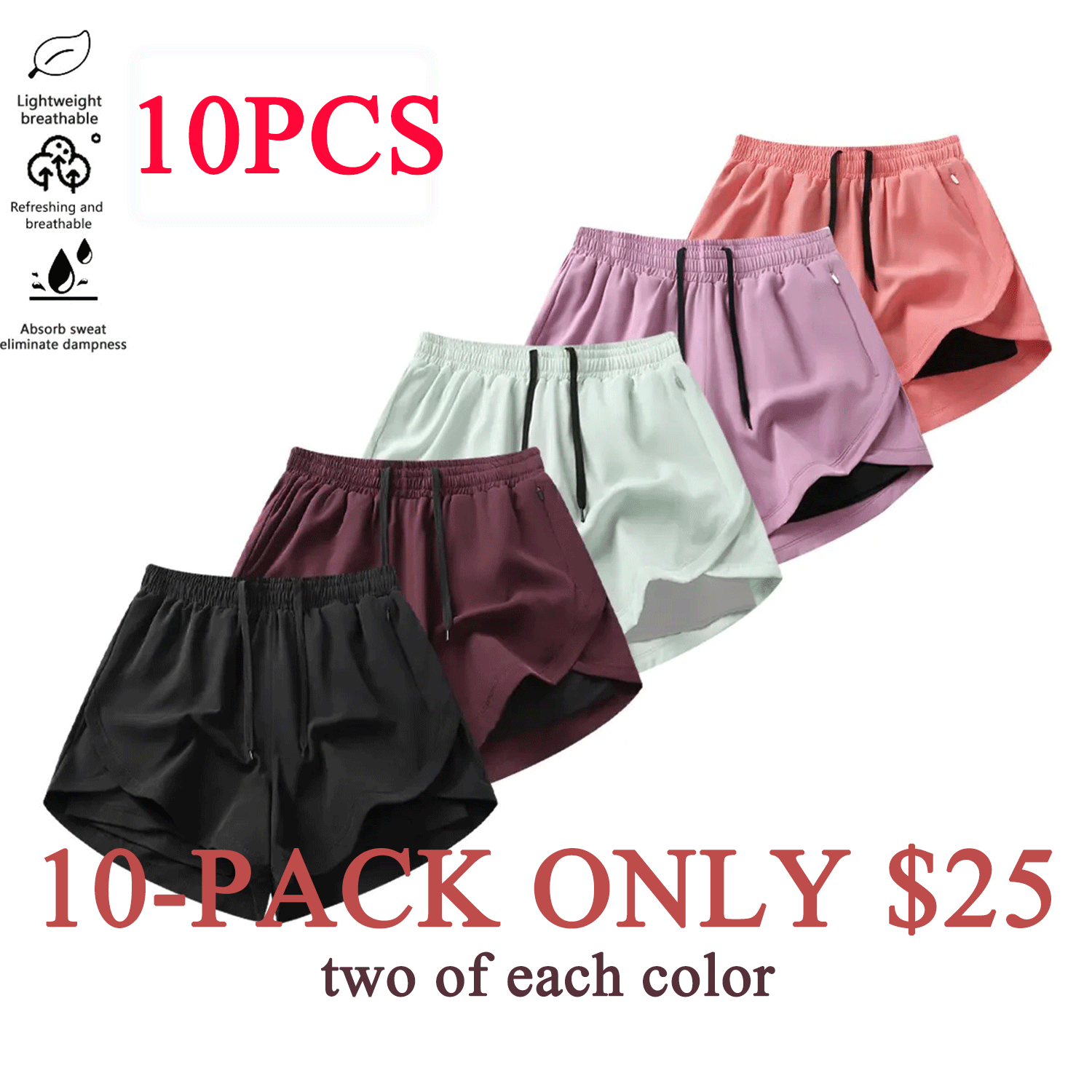 🌞 Women Summer Shorts Set