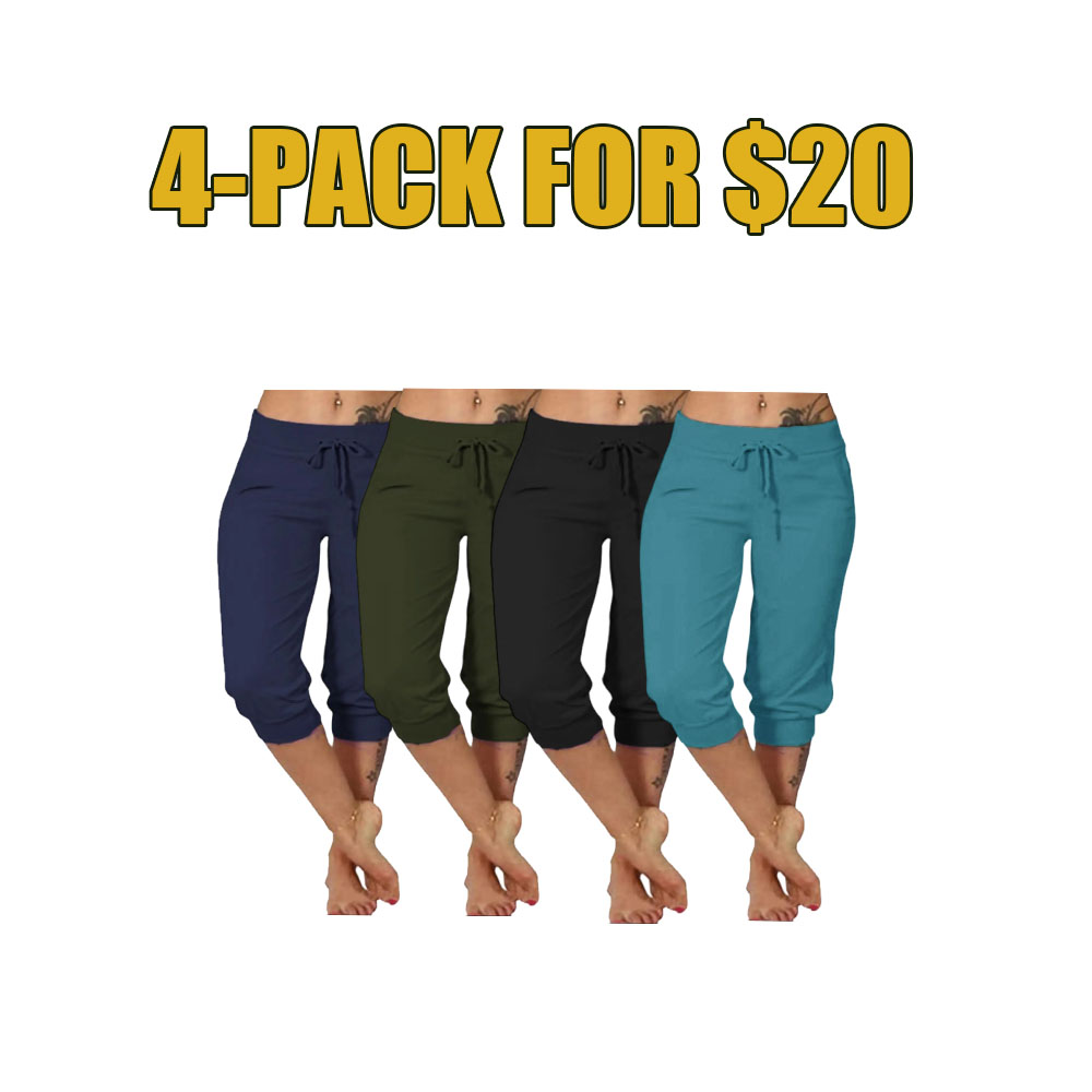 🛍️Everyday Comfort Capri Pants – Lightweight Relaxed Fit for Summer