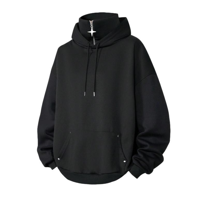Plus Size Men’s Casual Pullover Jacket