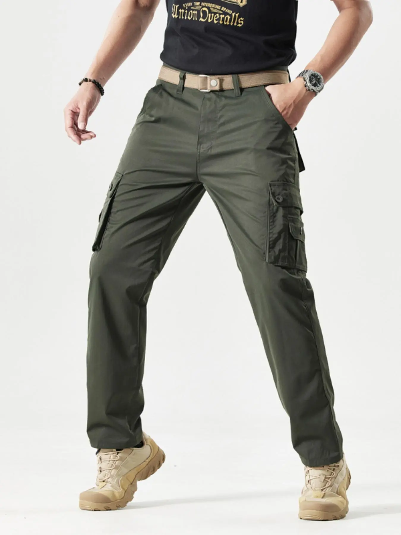 Rugged Multi-Pocket Men's Cargo Pants