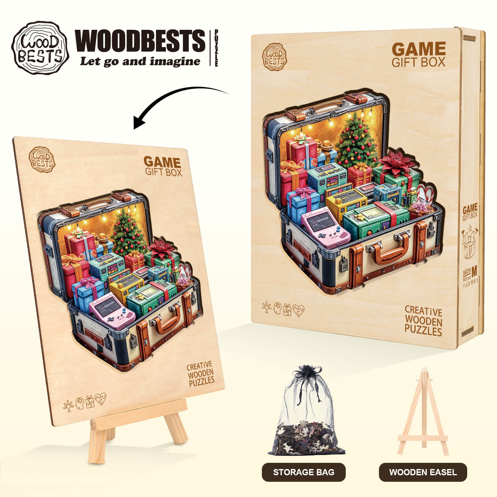 Game Gift Box Wooden Jigsaw Puzzle