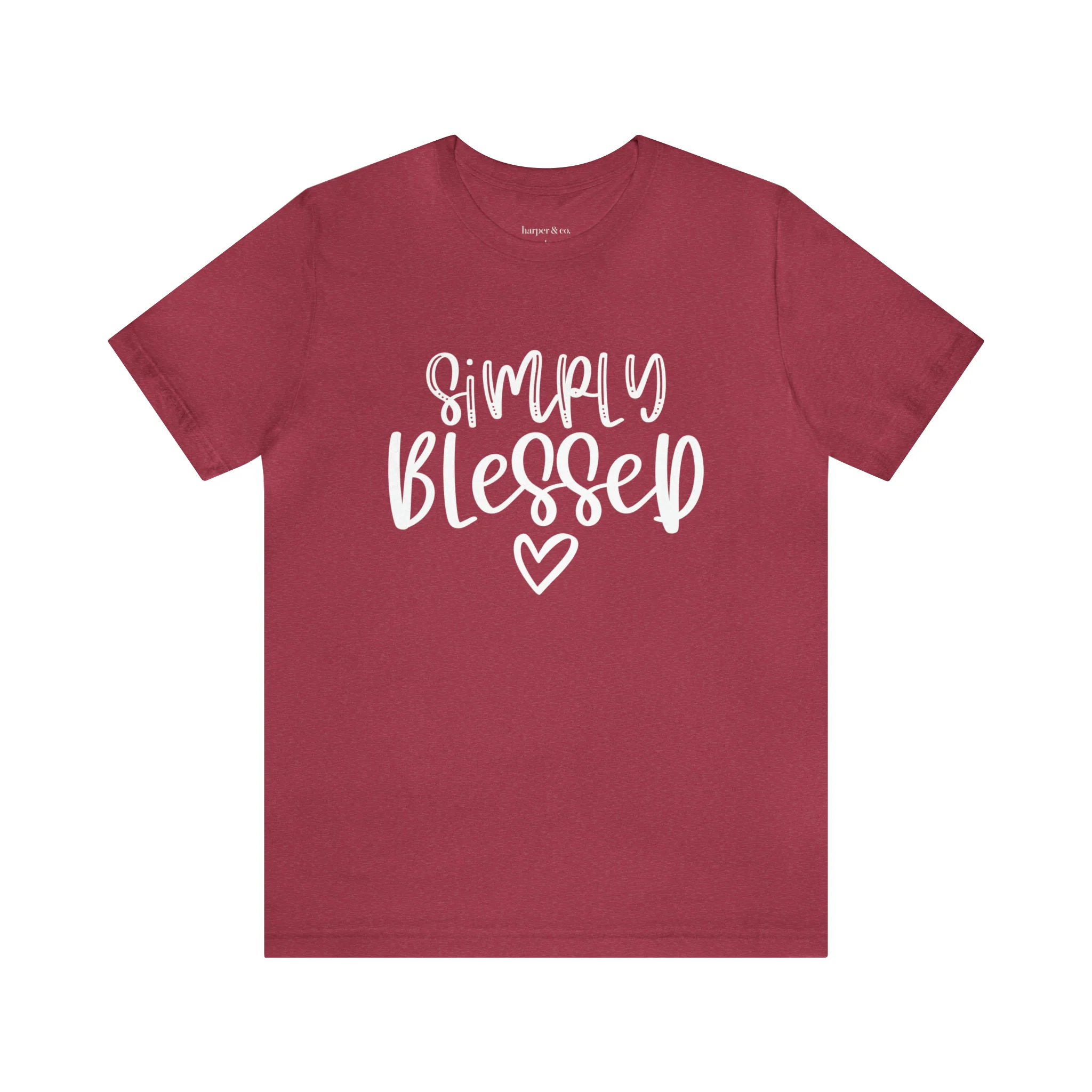 Simply Blessed Unisex Jersey Short Sleeve Tee