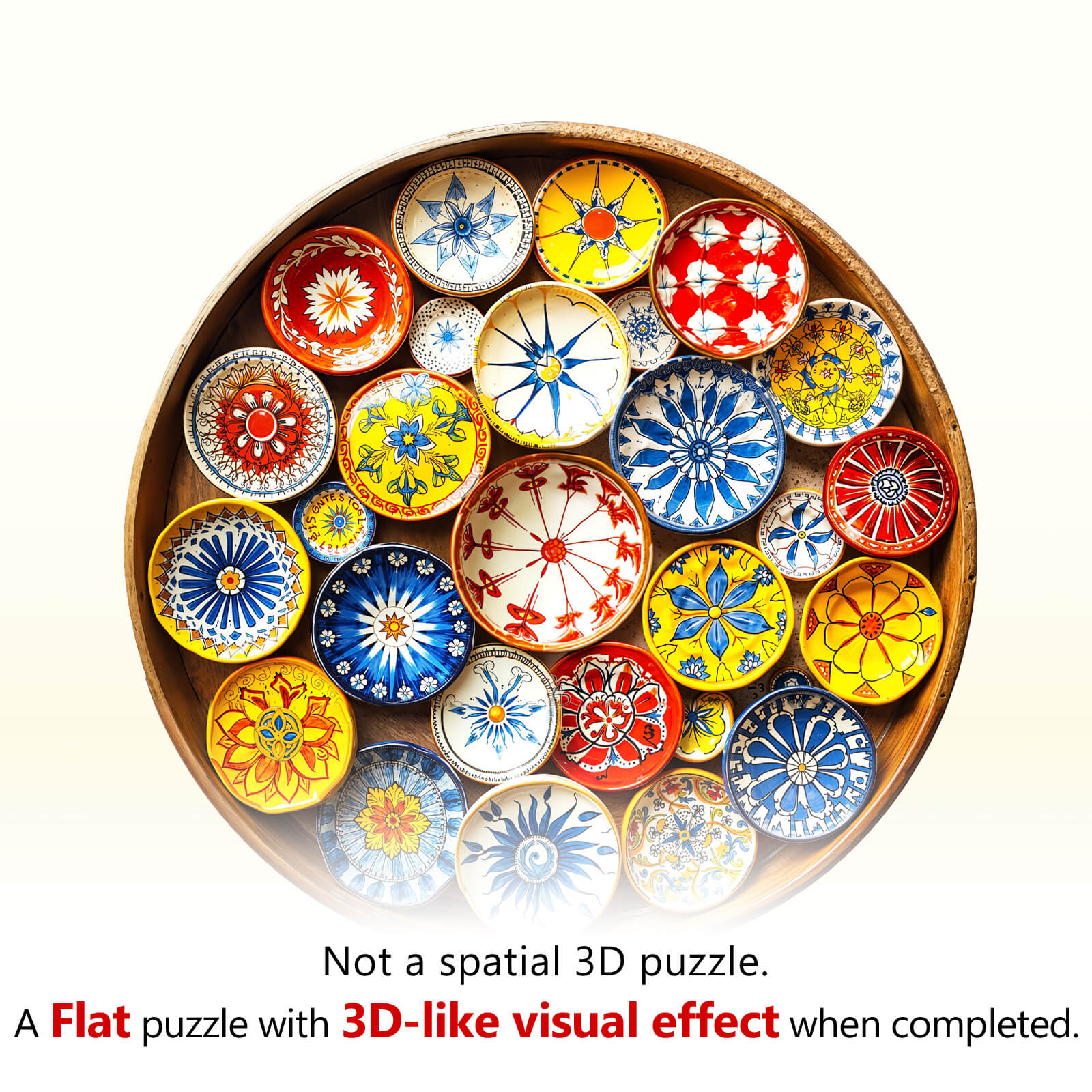 Andalusian Tiles– Spain Wooden Jigsaw Puzzle