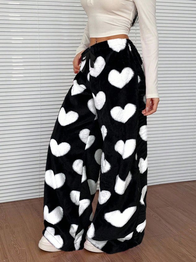 Loose Simple Leopard Pants