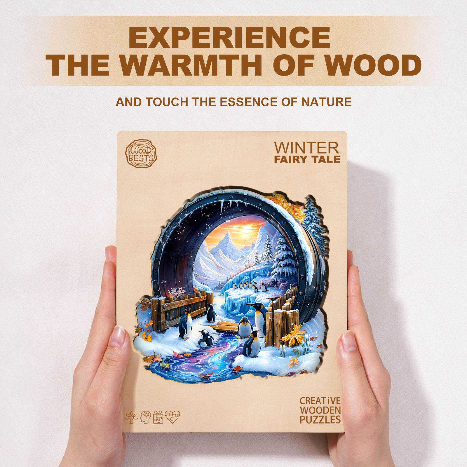 Winter Fairy Tale  Wooden Jigsaw Puzzle