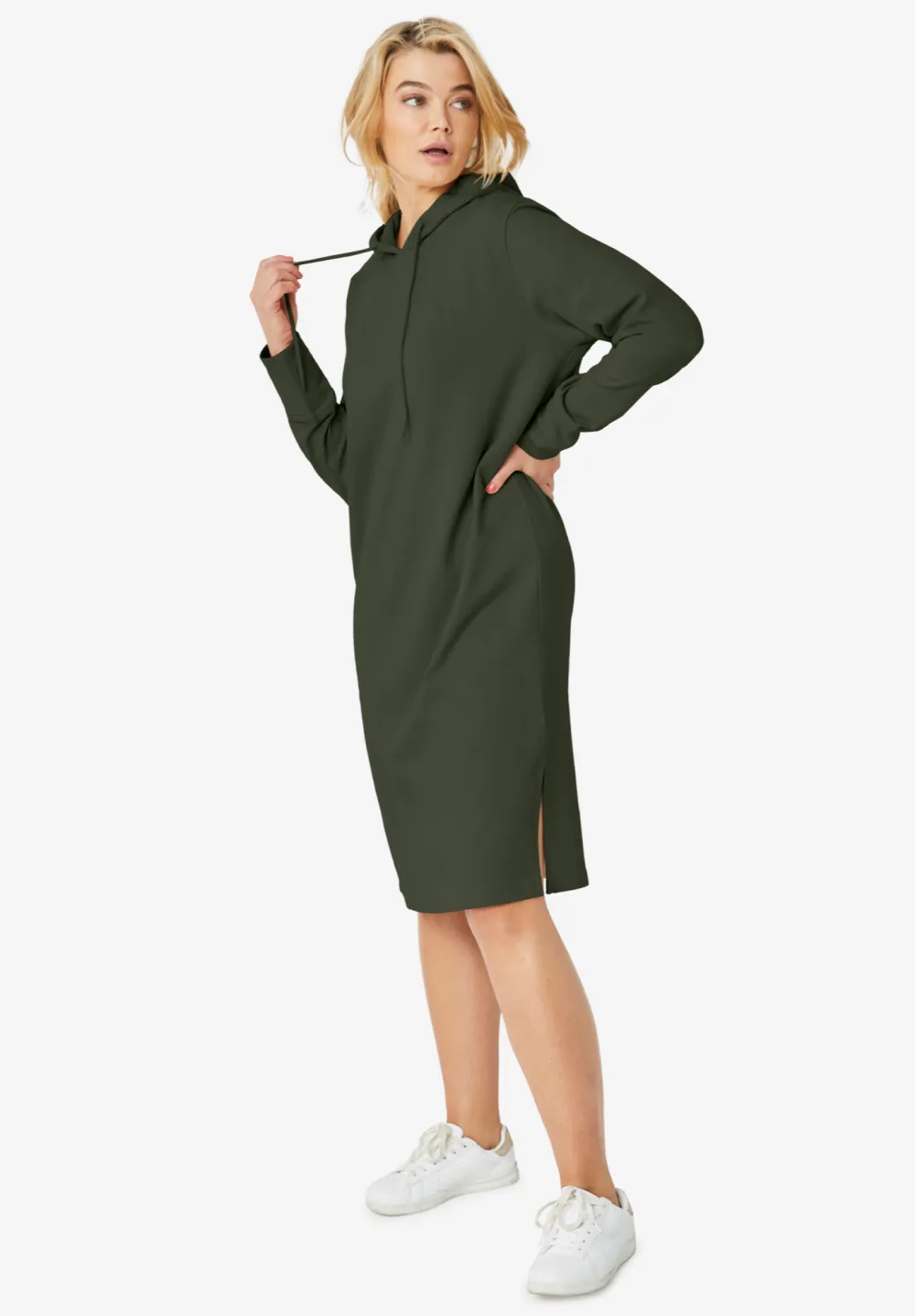 Hooded Sweatshirt Dress