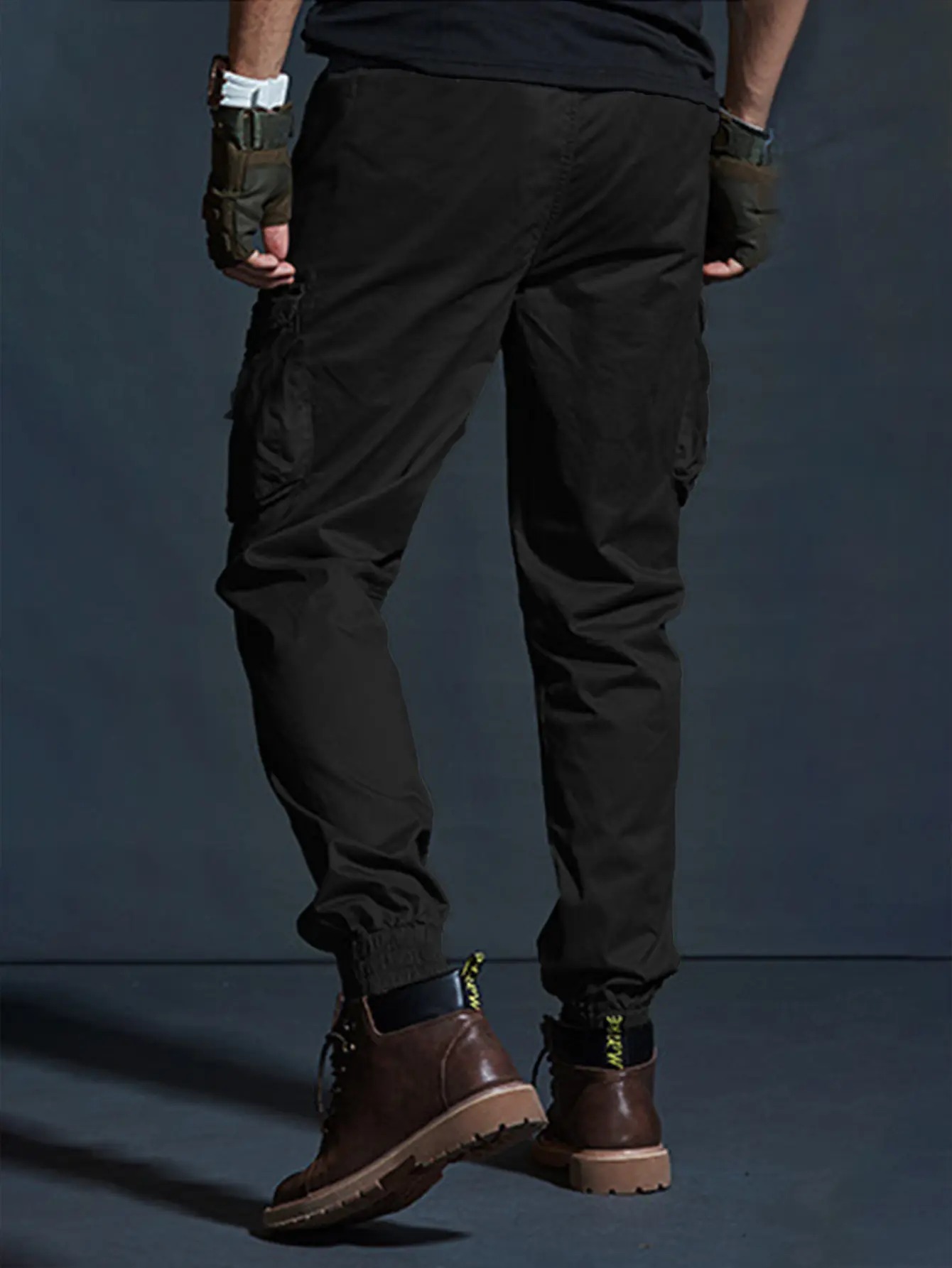 Men's Tactical Cargo Joggers - Multi-Pocket Rugged Pants for Outdoor & Urban Adventures