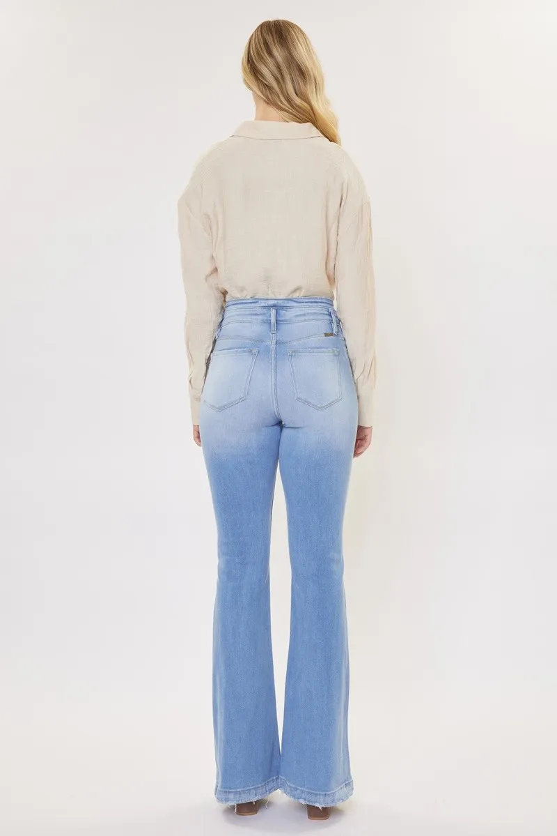 Curvy High Rise Flare Jeans