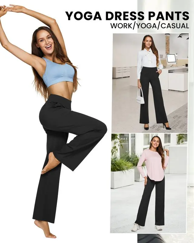 Women Loose High-Waist Business Casual Pants