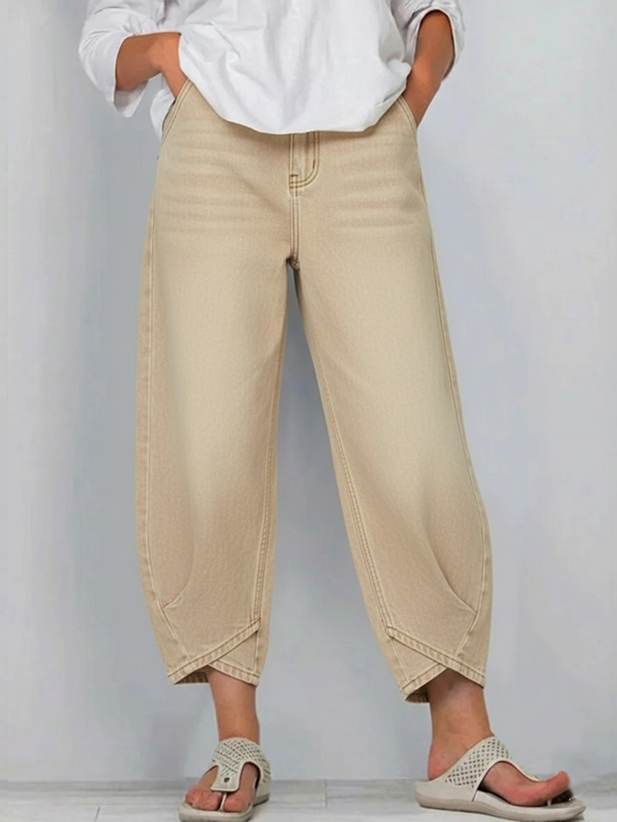 New Arrivals🔥 Women's Casual Simple Denim Cotton Pants
