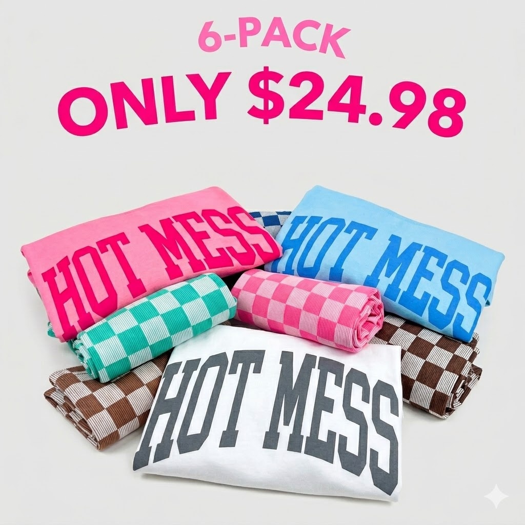 Varsity Hot Mess Graphic Tee C.O.C