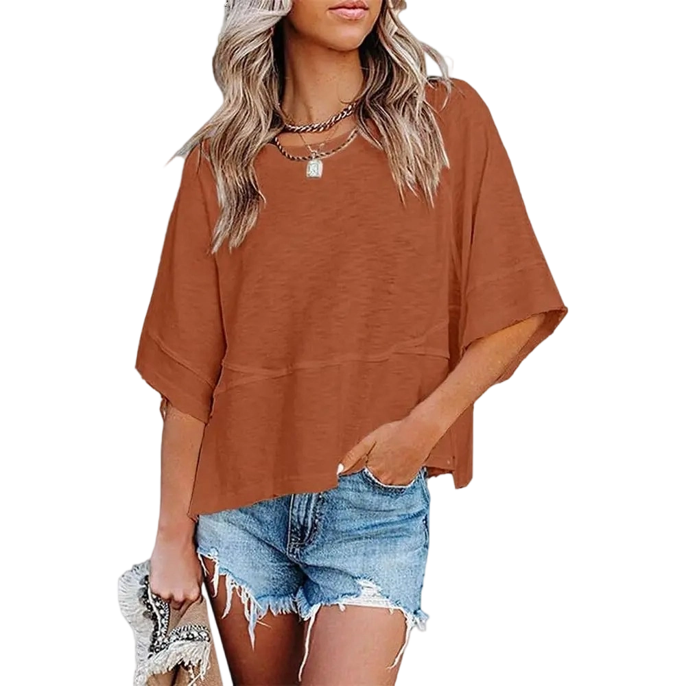 Women's Batwing Half Sleeve Top
