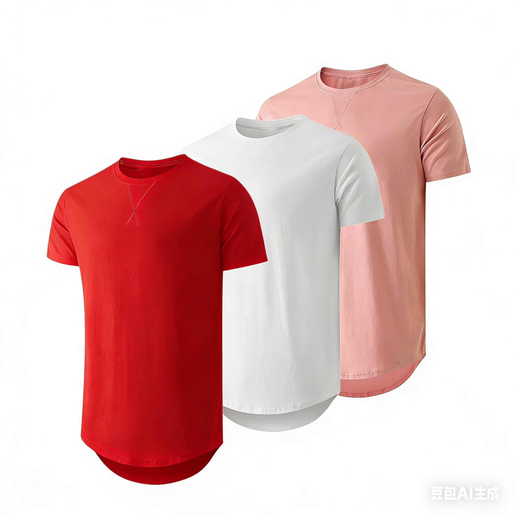 Men's Hipster Longline Crewneck T-Shirt