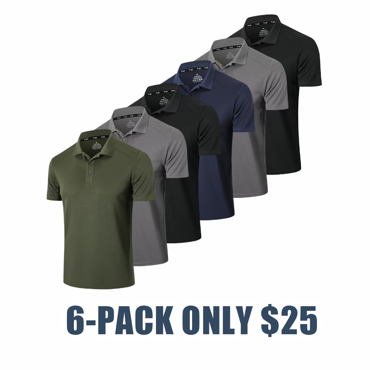 Men's Quick-Dry Polo – Moisture-Wicking, Breathable