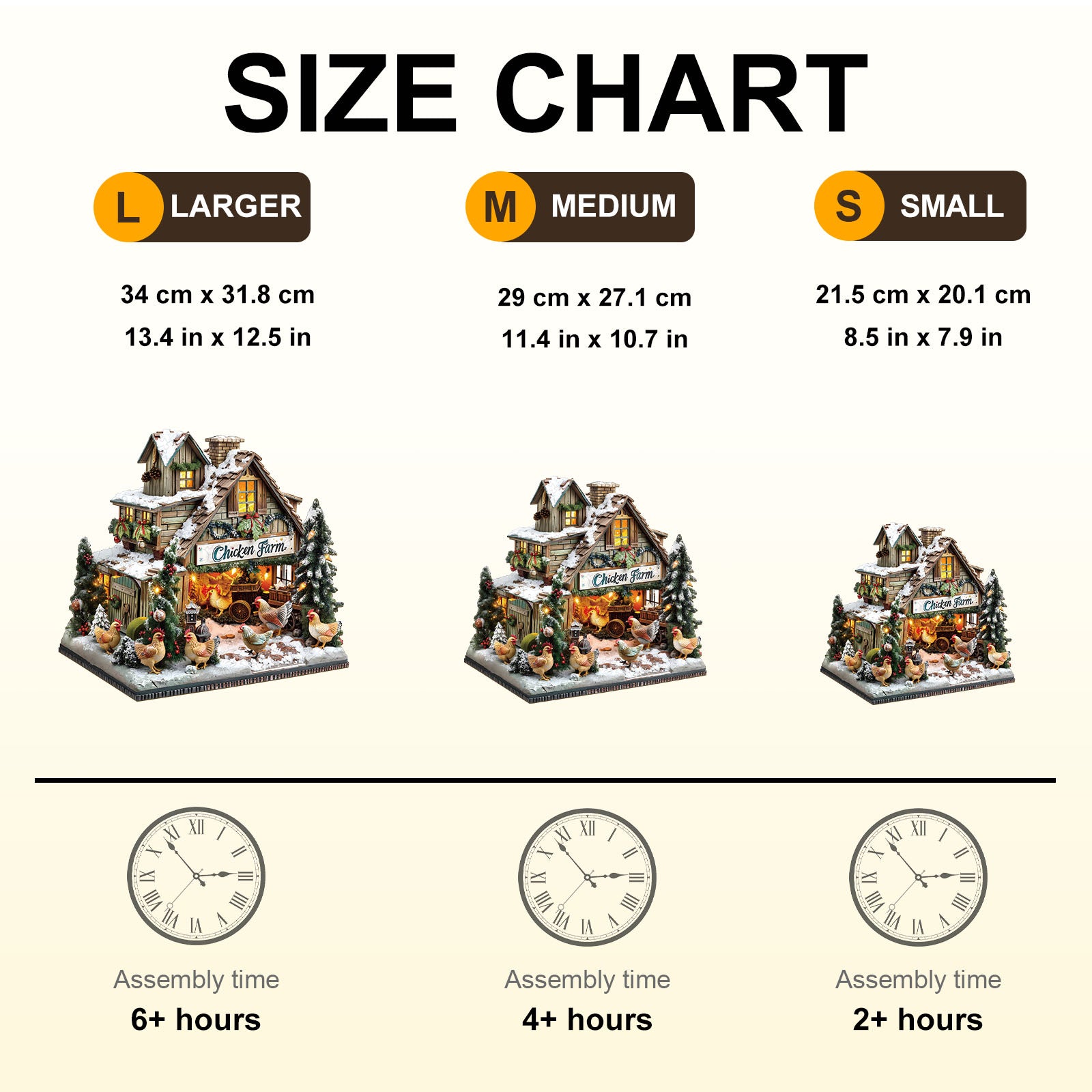 Chicken Farm Wooden Jigsaw Puzzle