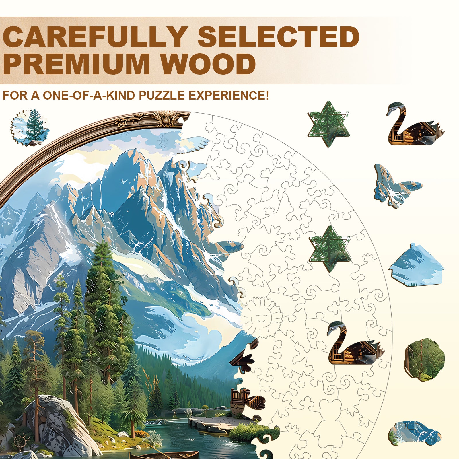 Lake House Wooden Jigsaw Puzzle