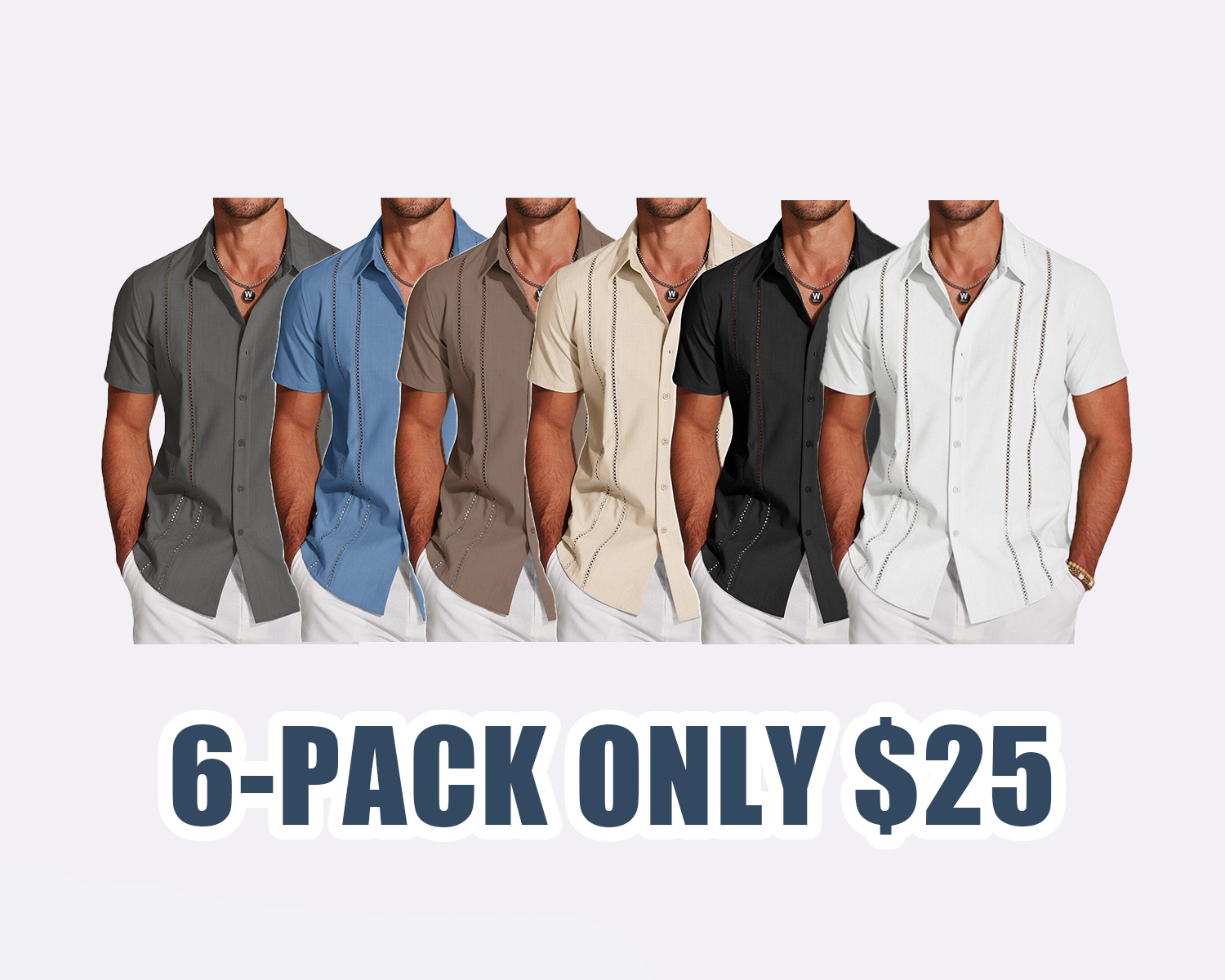 Men's Cuban Guayabera Shirt – Casual Summer Menswear Top