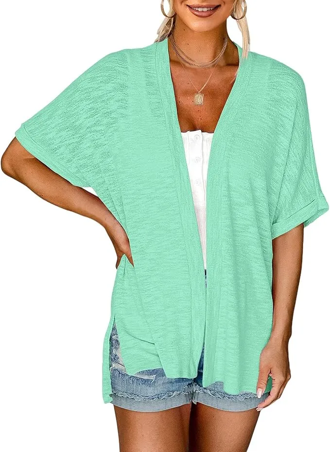 🔥Stylish Flowy Short Sleeve Cardigan