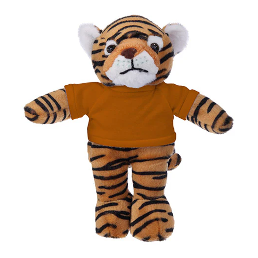 Soft Plush Tiger with Tee 8inch