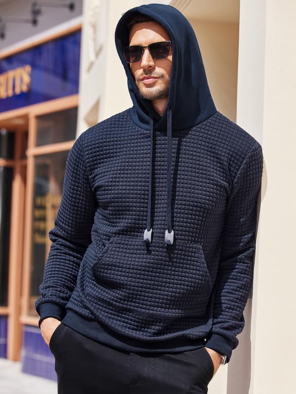 Men’s Athletic Pullover Hoodie with Kangaroo Pocket