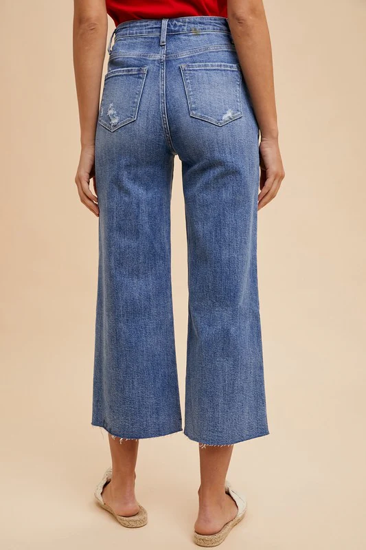 Wear High Rise Wide Leg Jeans