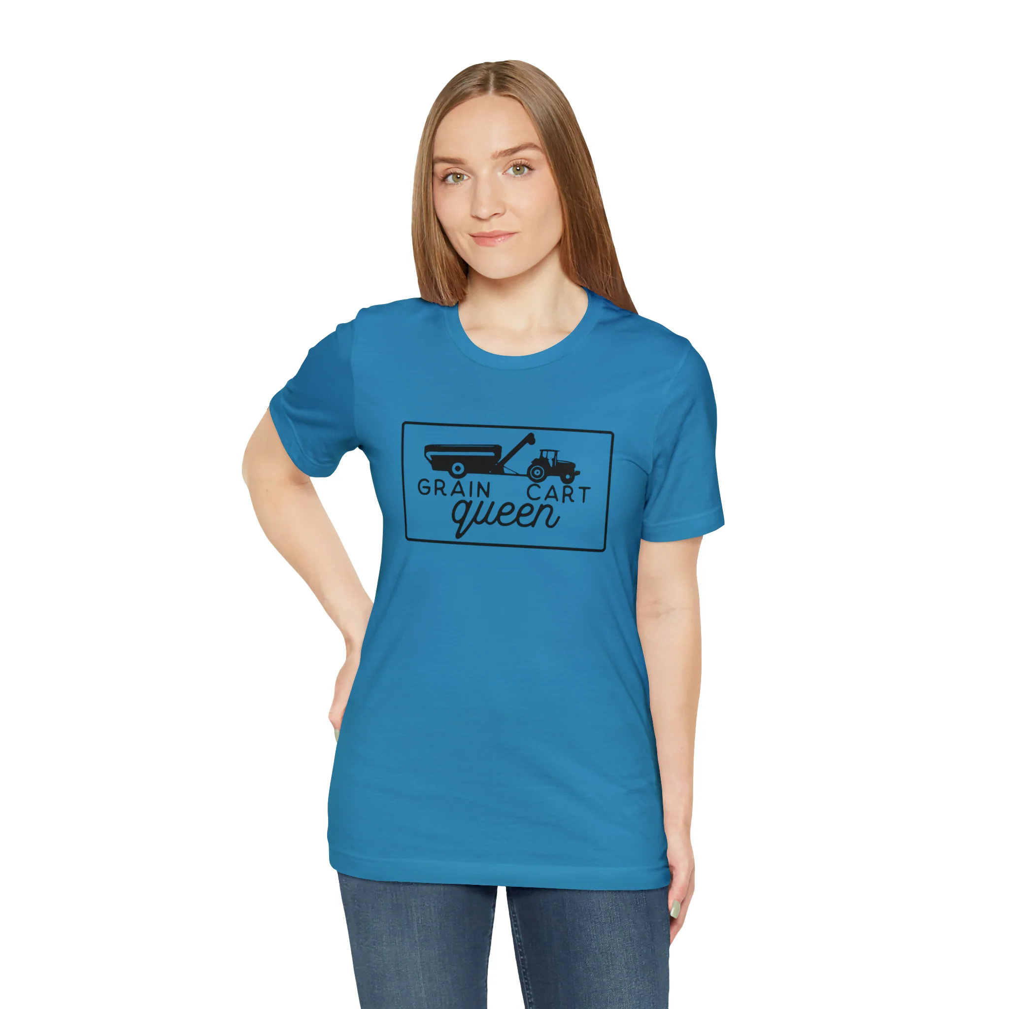 Grain Cart Queen Unisex Jersey Short Sleeve Tee