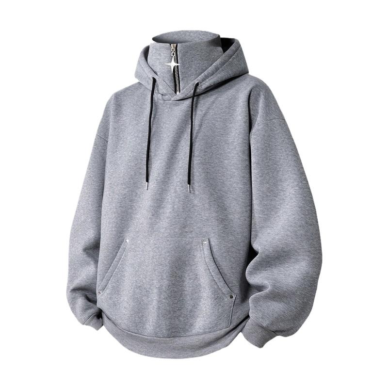 Plus Size Men’s Casual Pullover Jacket