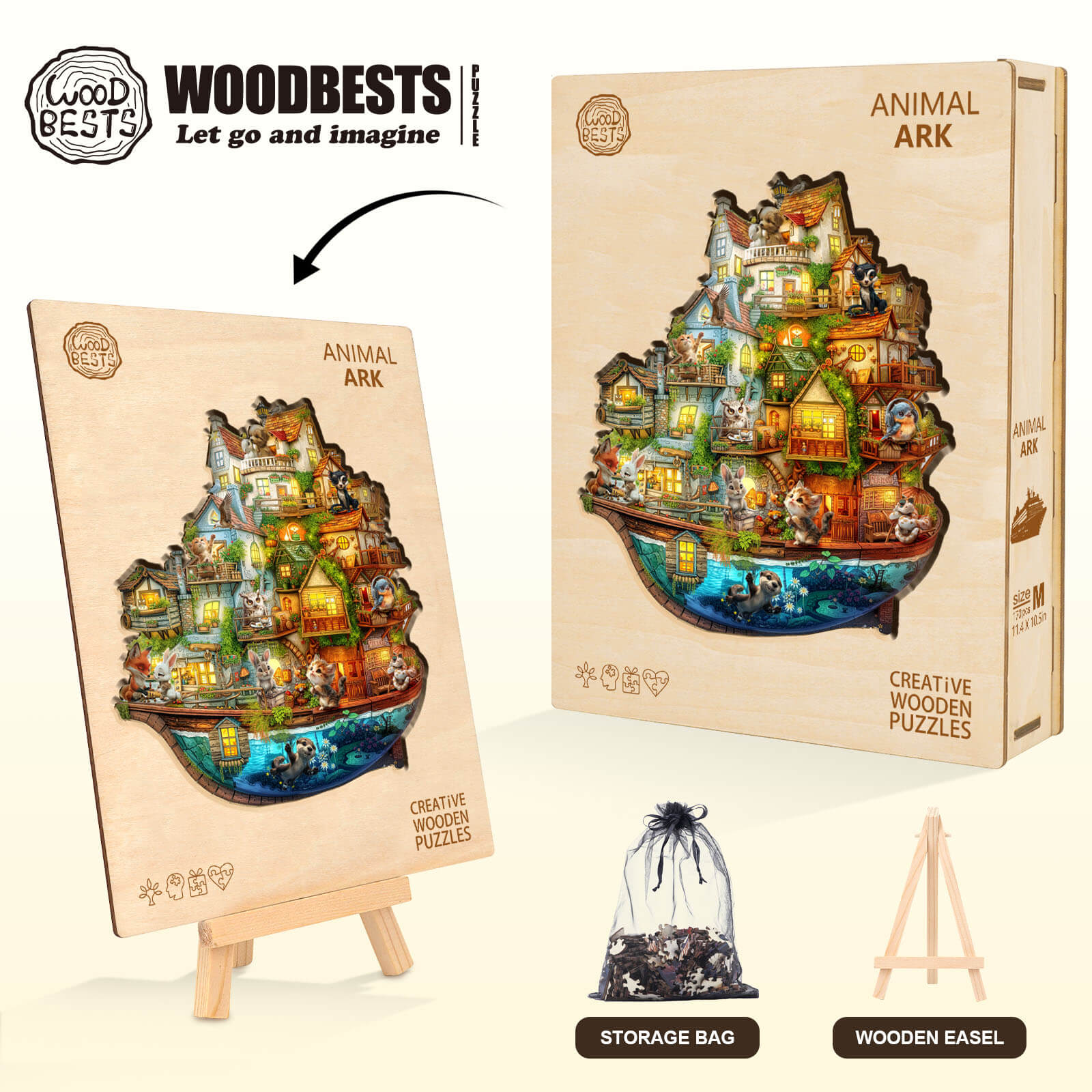 Animal Ark Wooden Jigsaw Puzzle