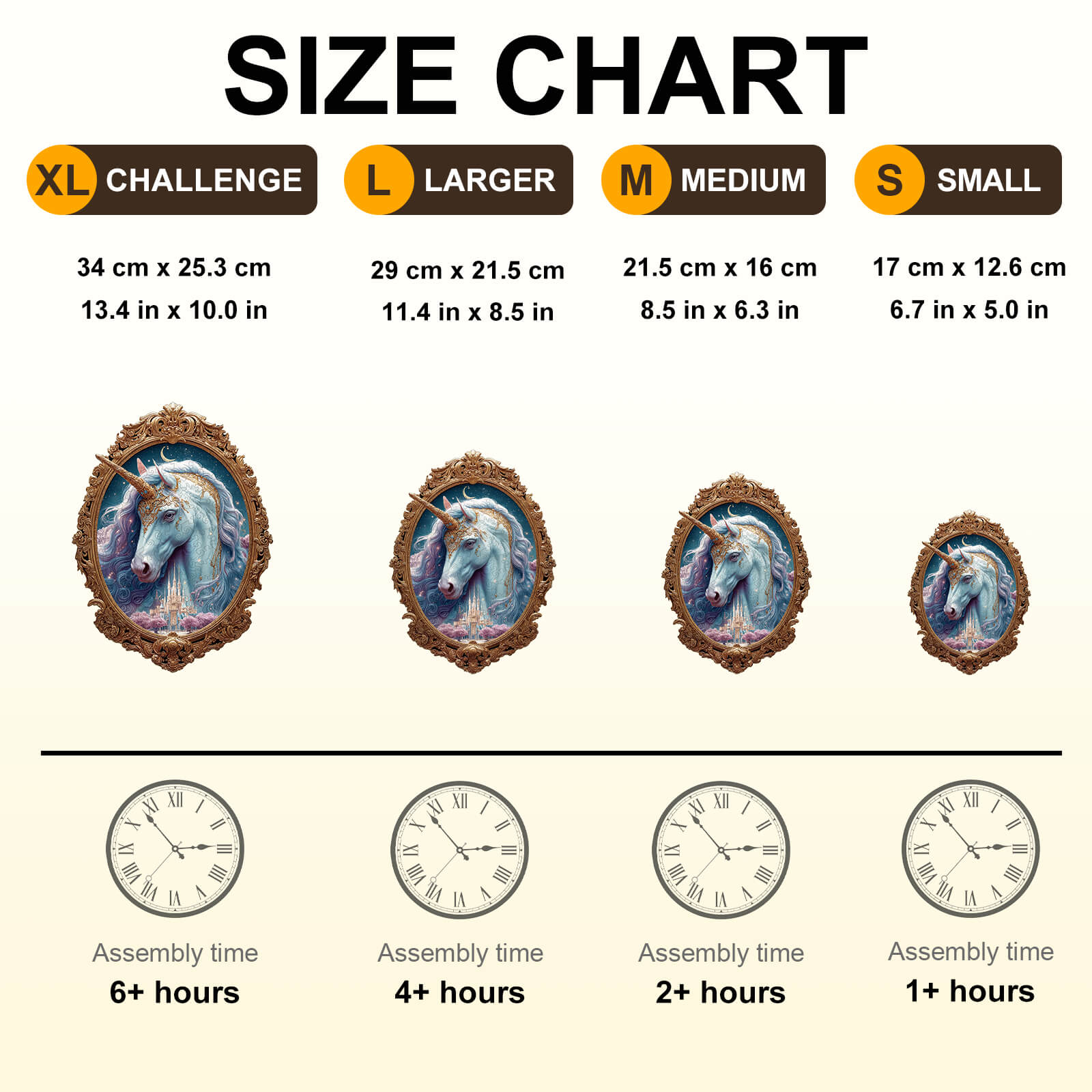 Unicorn Mirror Wooden Jigsaw Puzzle