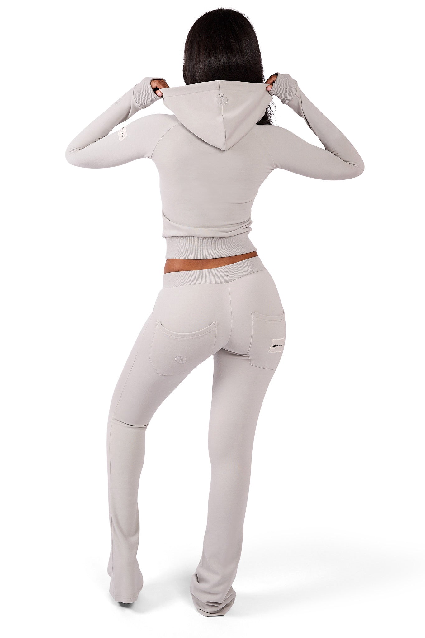 BODY KNITWEAR PANTS (PALE GREY)