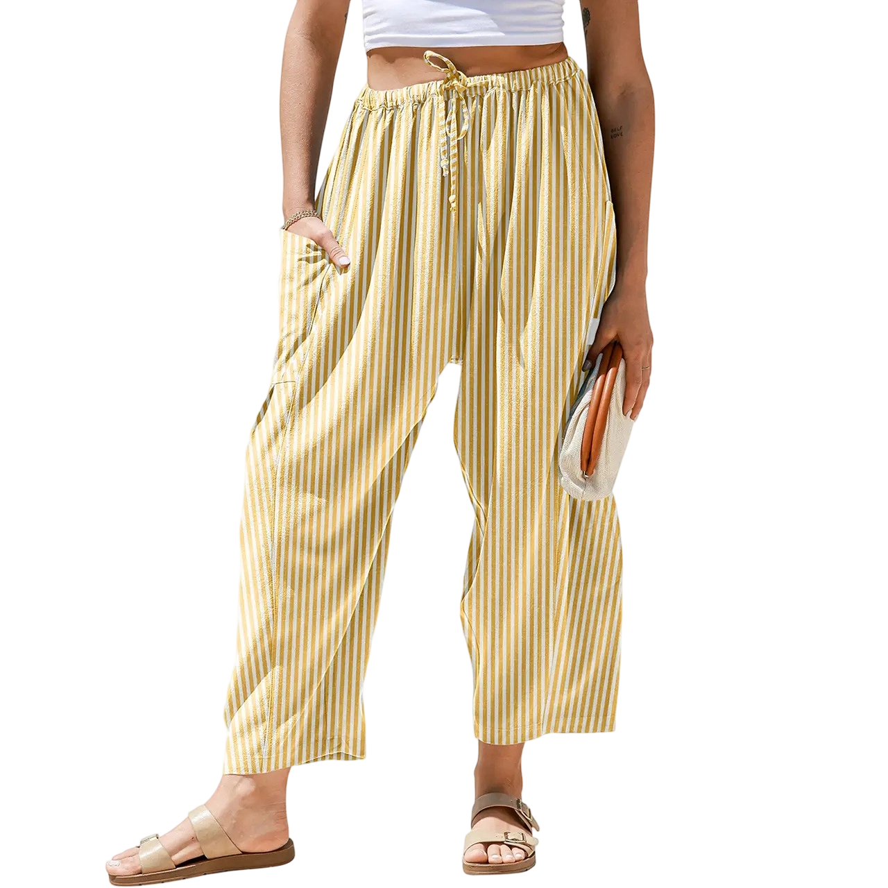 Women's SS26 Wide Leg Gingham Plaid Pants💐
