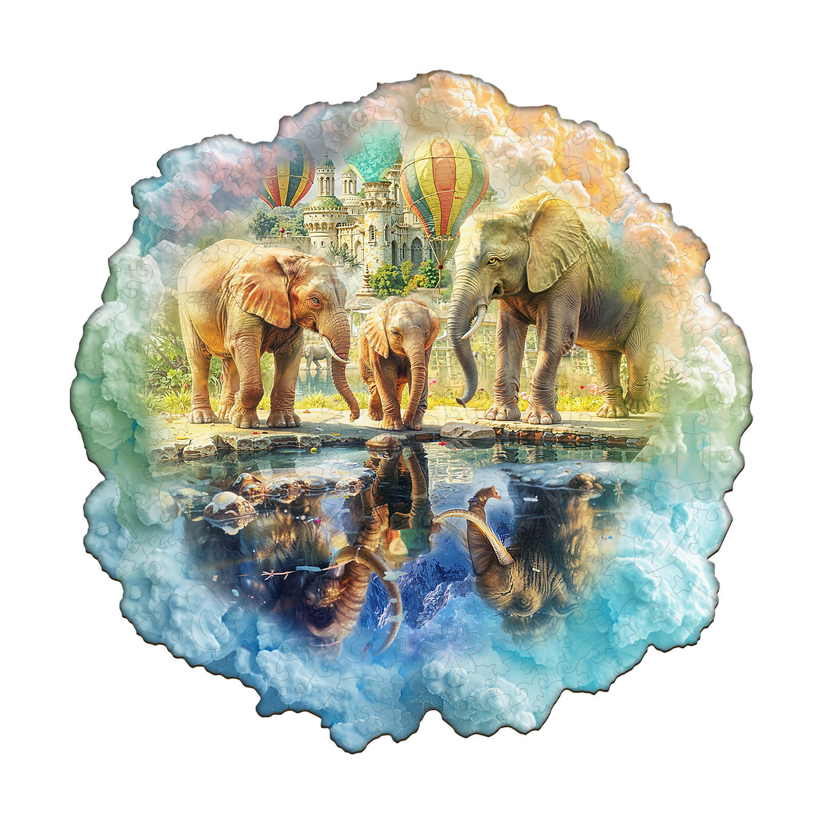 Mammoth—My wish Wooden Jigsaw Puzzle