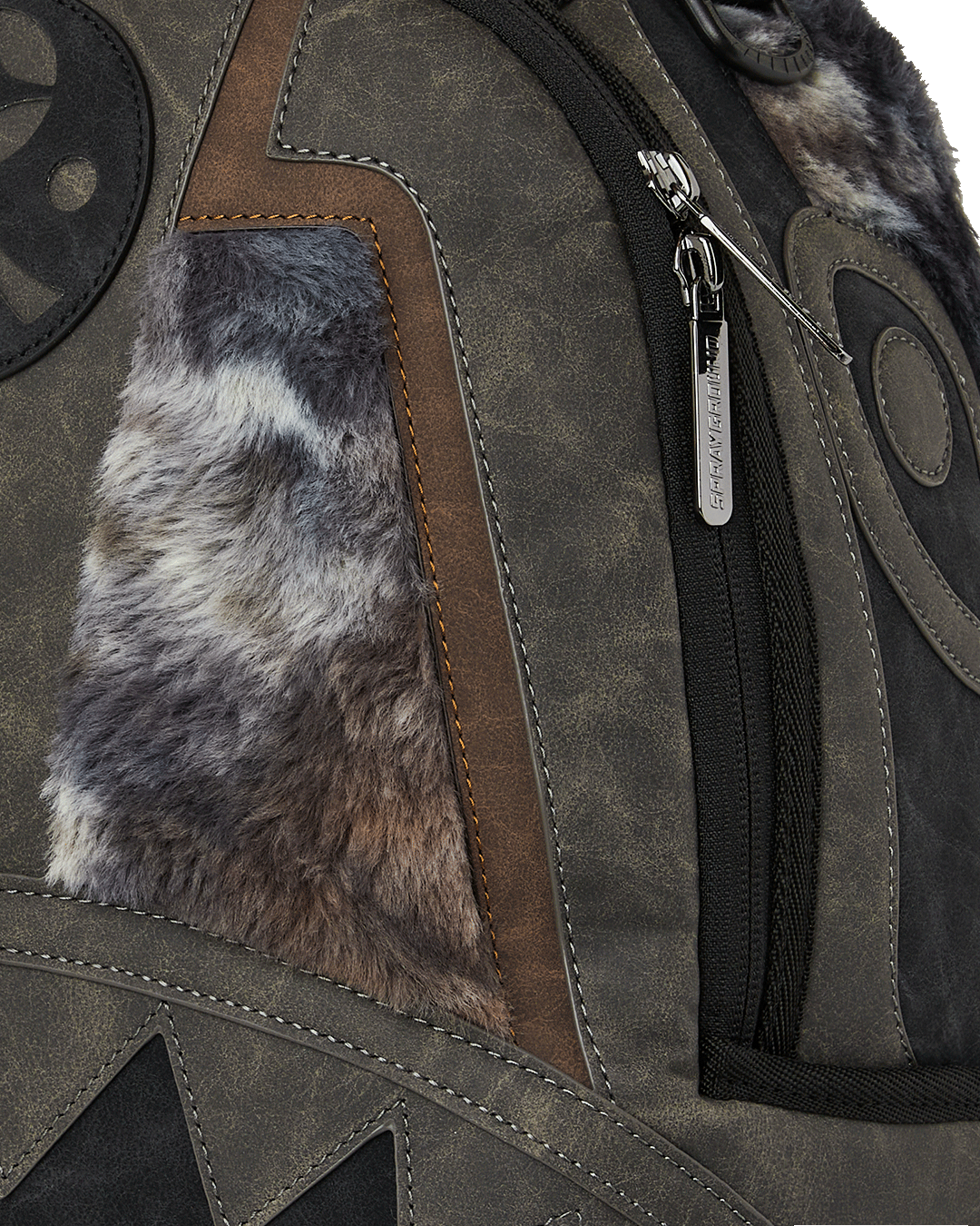 FOUNDATION DAYS FUR COAT SHARK BACKPACK