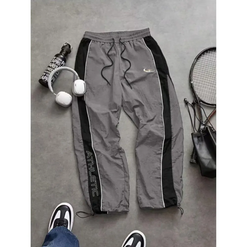 Unisex Casual Printed Elastic Cuff Sport Pants