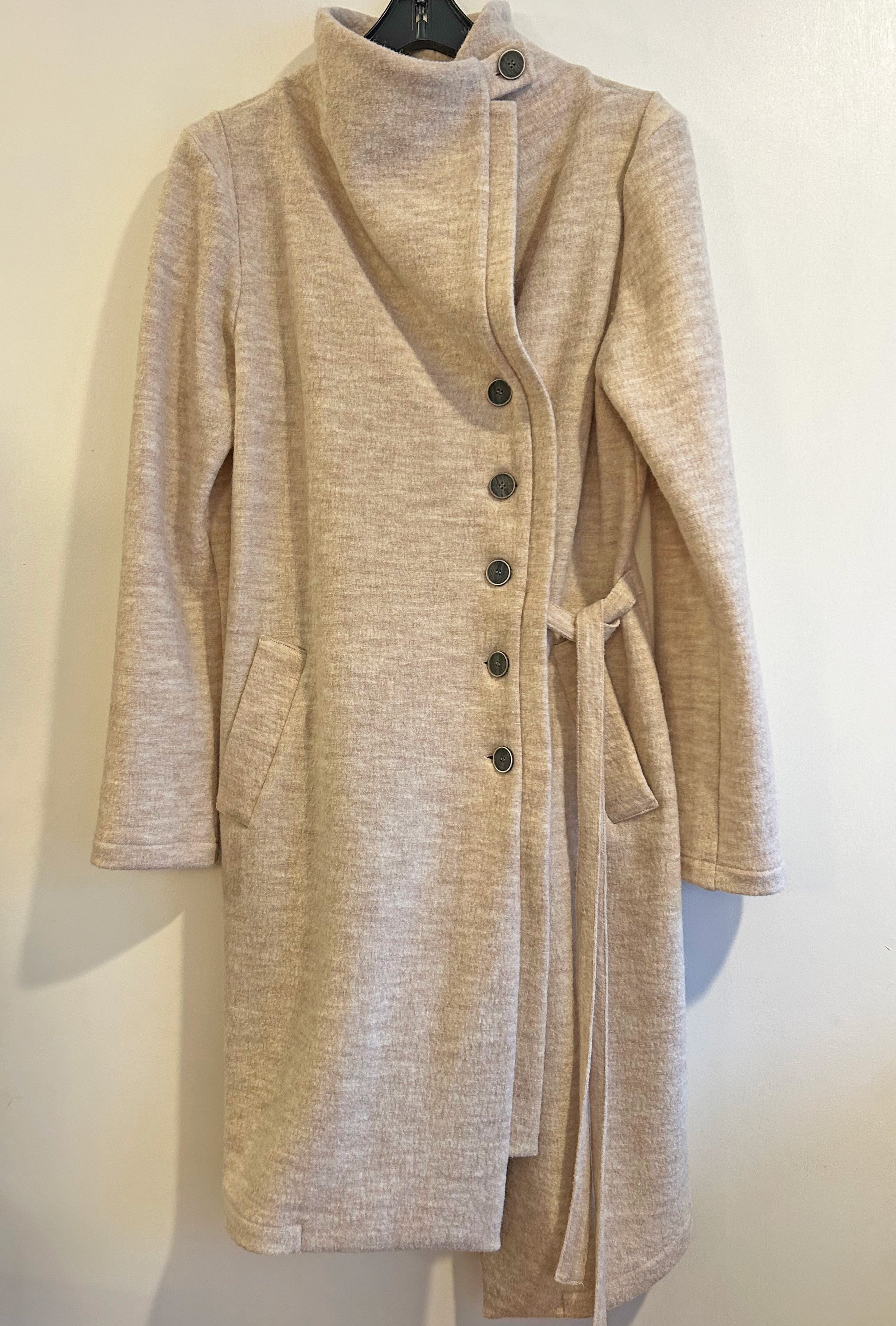 MALYN SWEATER COAT SANDSTONE
