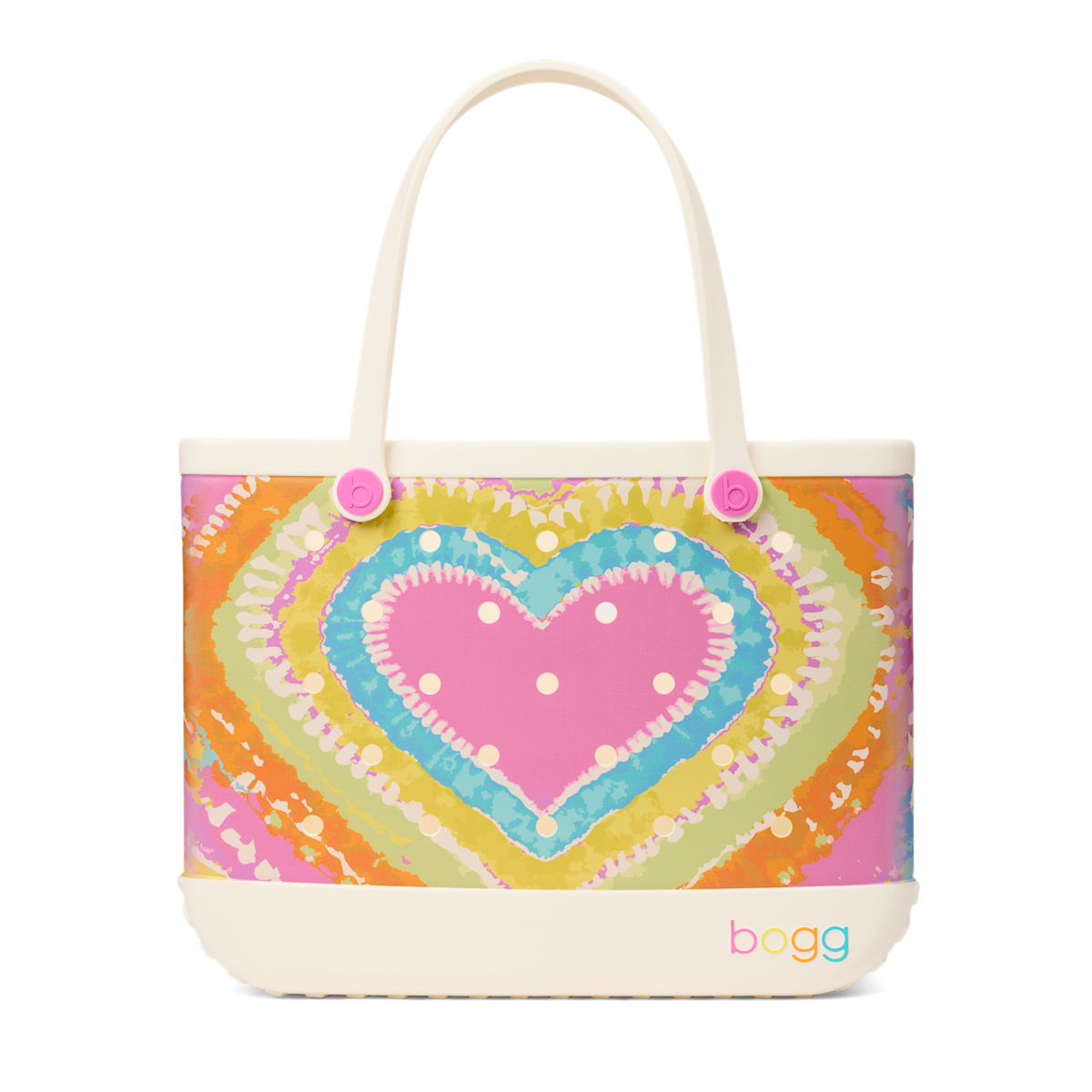 Original Bogg Bag - Dye-licious Heart Pink Taffy