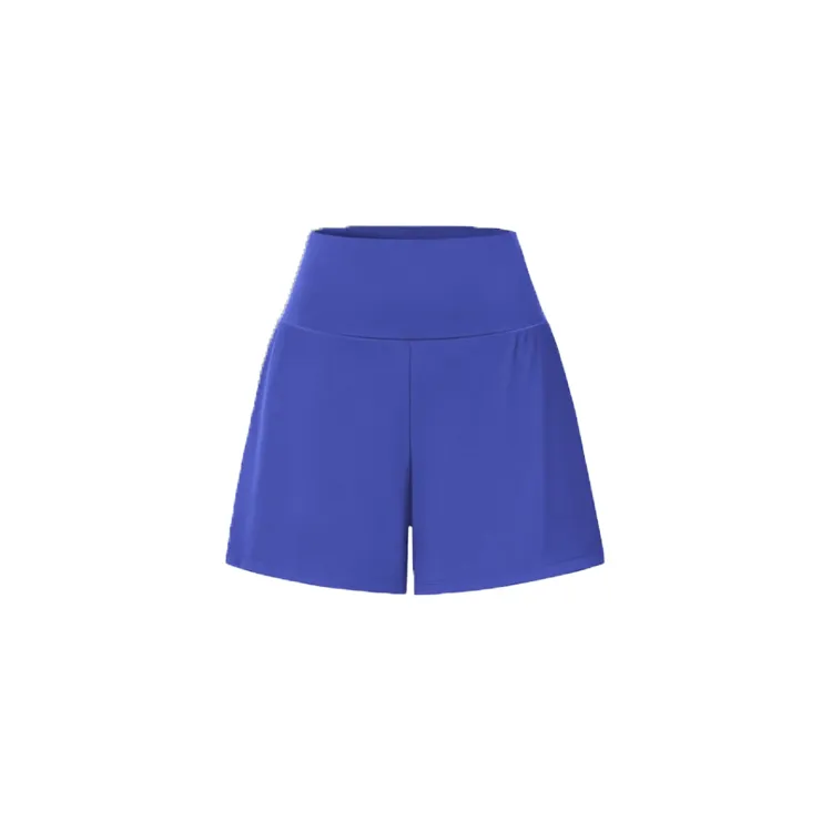 Women‘s High-Waisted  Yoga Shorts with Back & Side Pockets