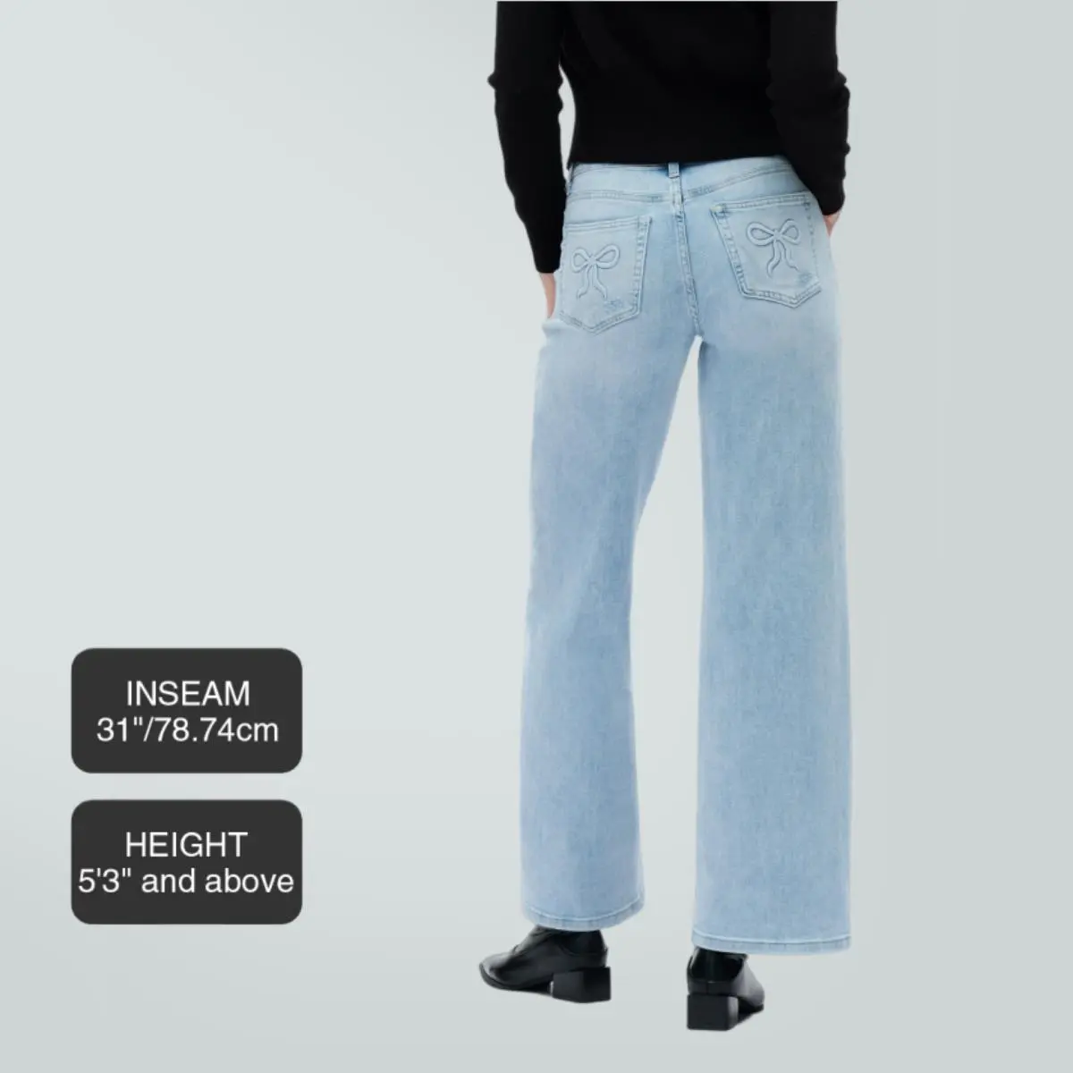 Mid-low Rise Baggy Jeans