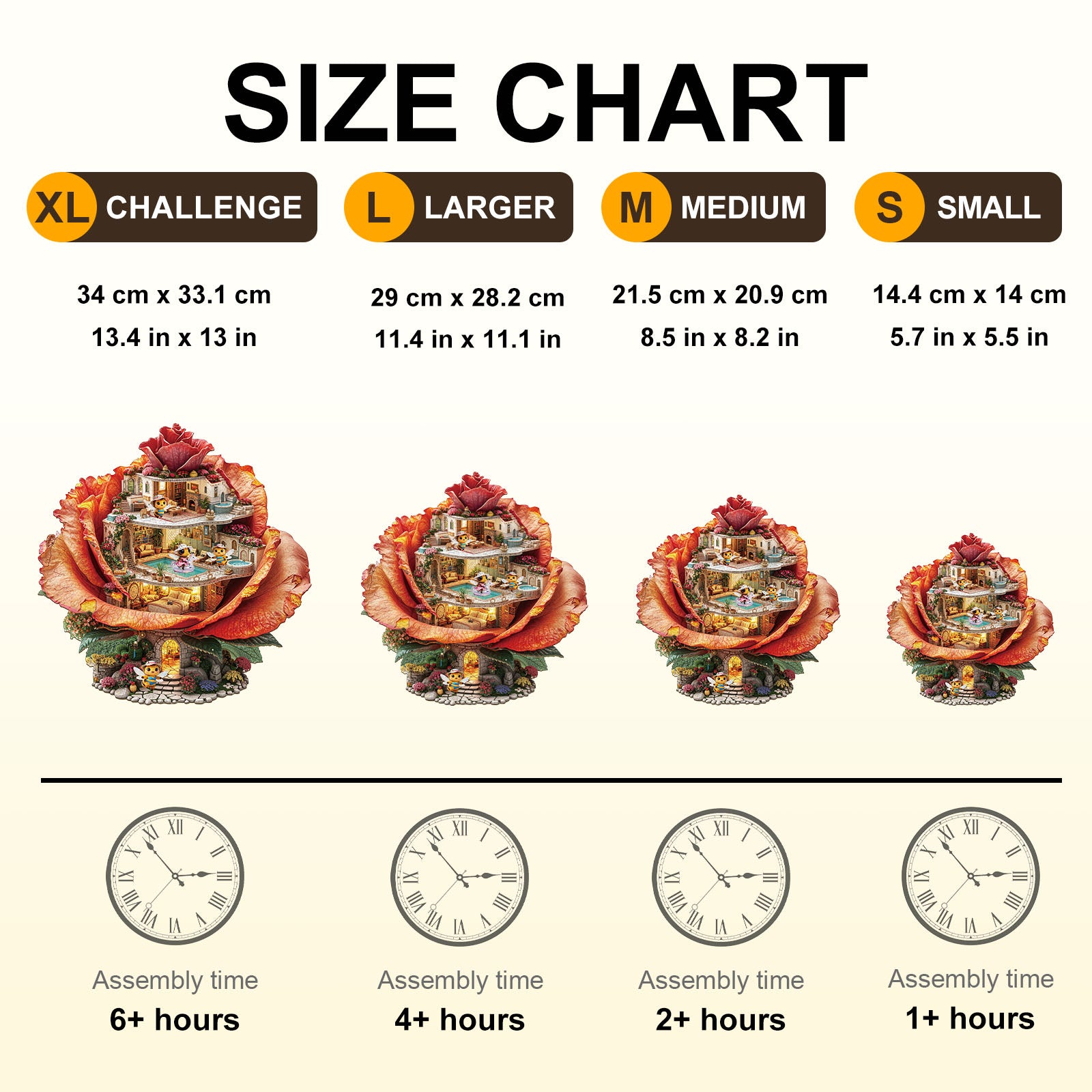 Rose Hostel Wooden Jigsaw Puzzle