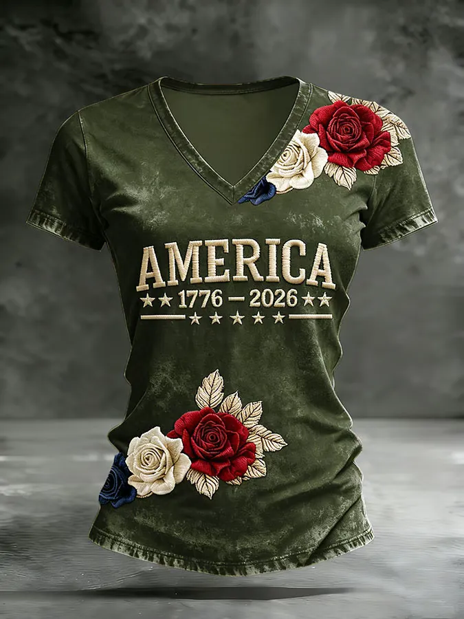 Women's America 250th Anniversary Print T-Shirt