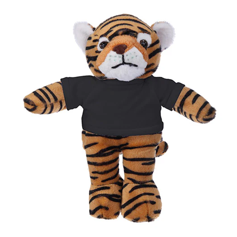 Soft Plush Tiger with Tee 8inch