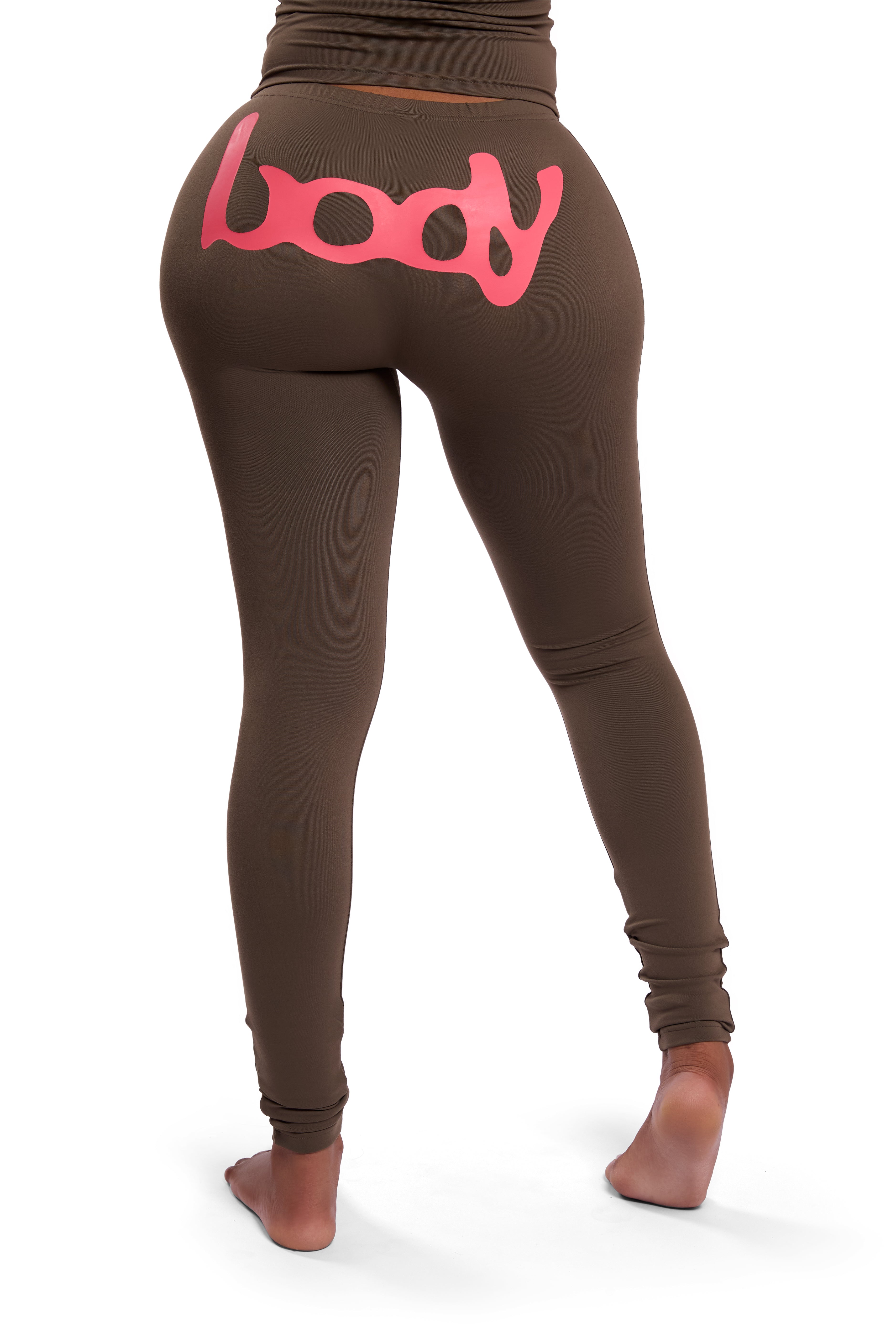 BASICS ULTRA LOW-RISE LEGGINGS 2.0 (BROWN/DARLING PINK)