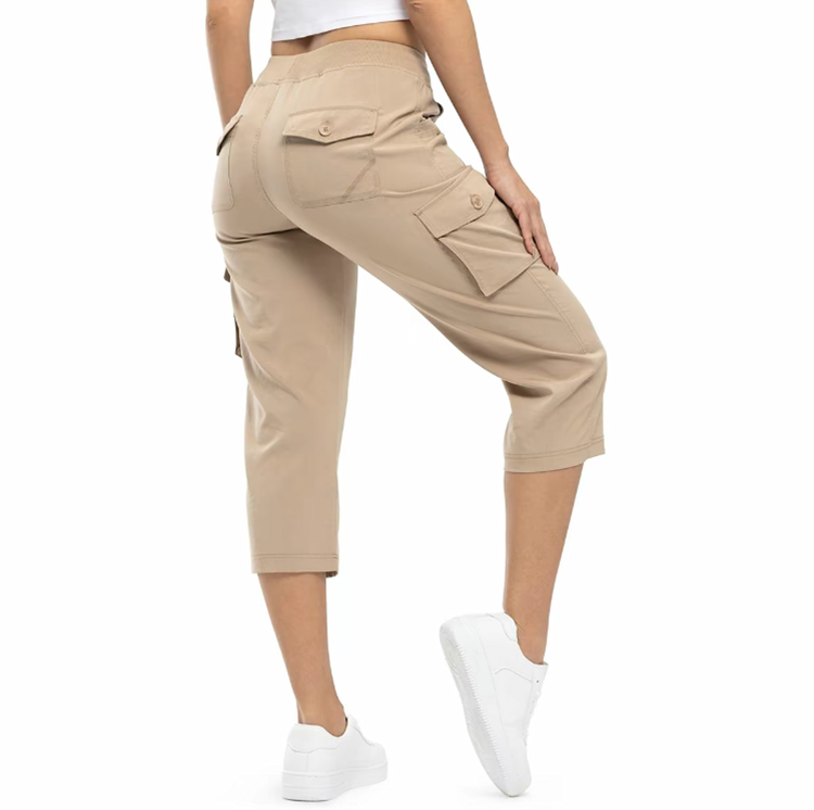 Women's Outdoor Cargo Capris – Lightweight Loose Shorts