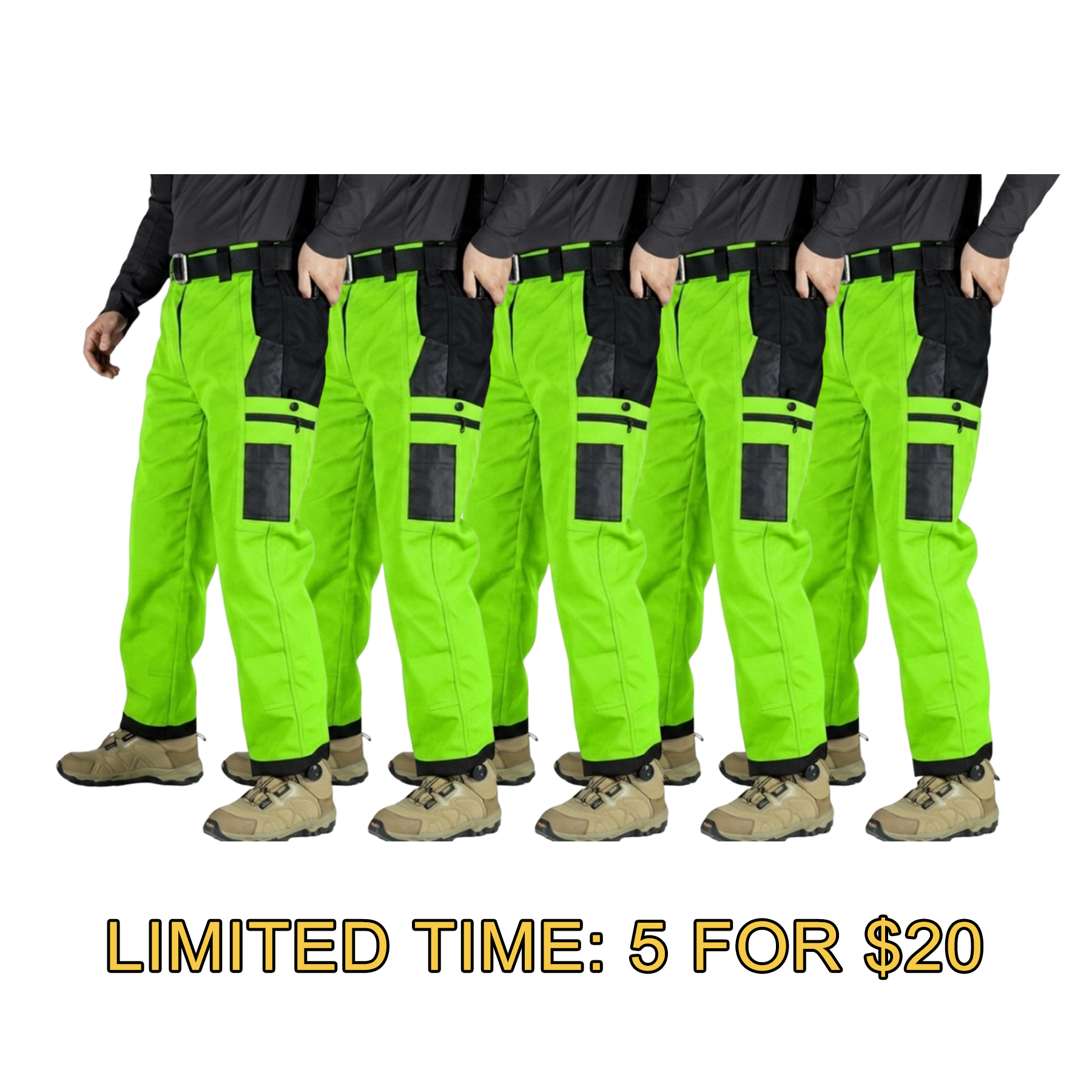 Men's Waterproof Tactical Pants – Multi-Pocket Utility Fit