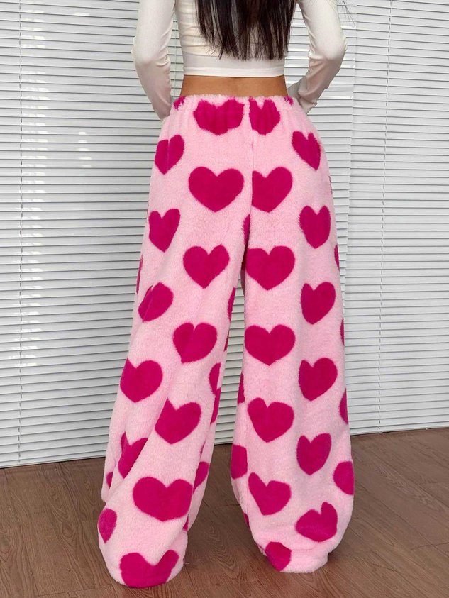 Loose Simple Leopard Pants