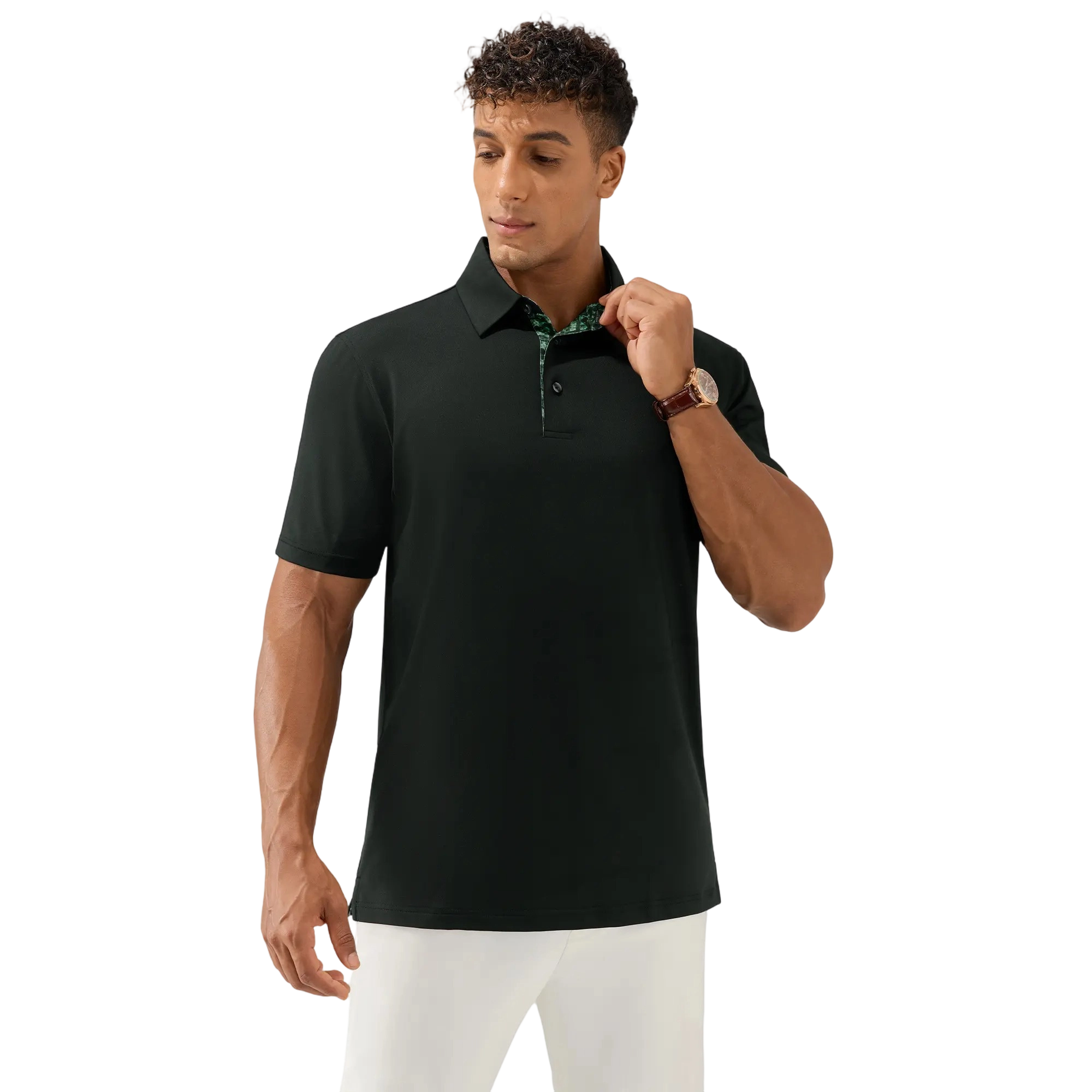 Men’s Classic Soft Breathable Cotton Polo Shirts
