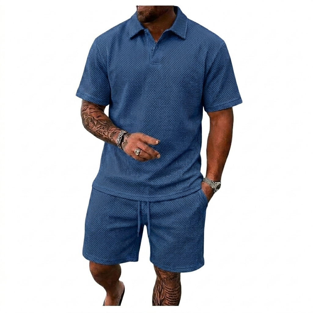 Men's Summer 2 Piece Athletic Casual Set