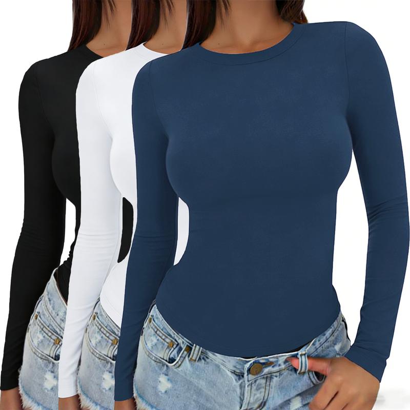 Women’s Slim-Fit Long Sleeve Thermal Base Layer Top