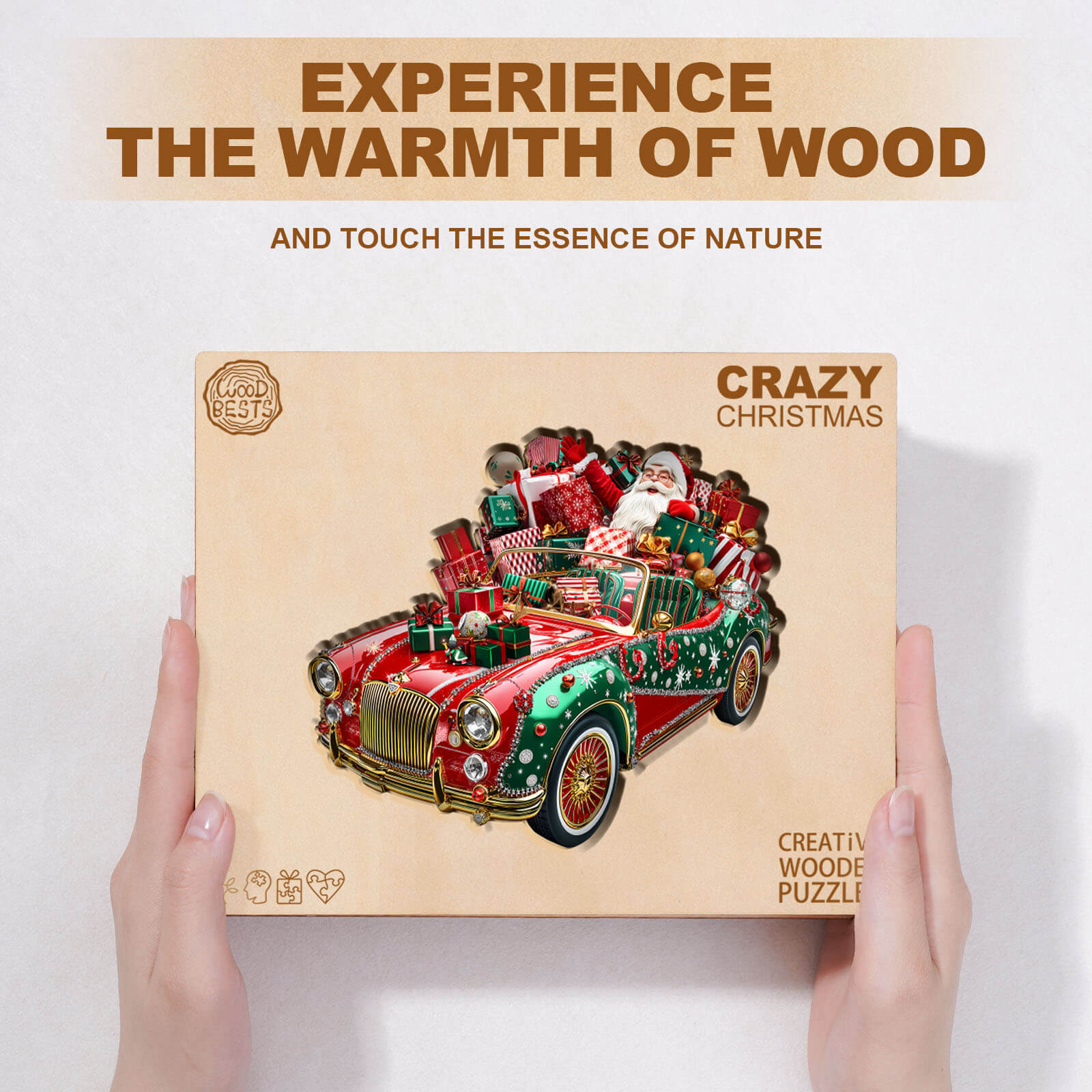 Crazy Christmas Wooden Jigsaw Puzzle