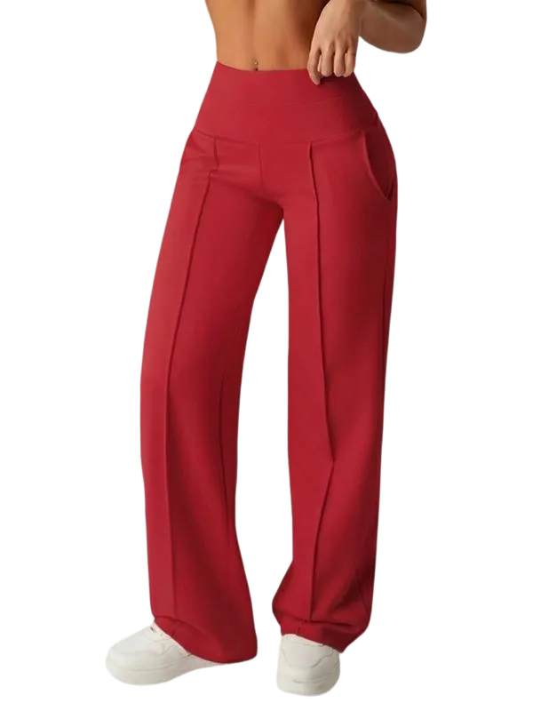 Women's Plain Loose Straight Leg Pants